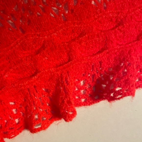 Capelli New York, scarf in bright coral - Picture 7 of 8